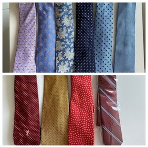 10 ties (19.99/each for Brooks Brothers, YSL, etc)